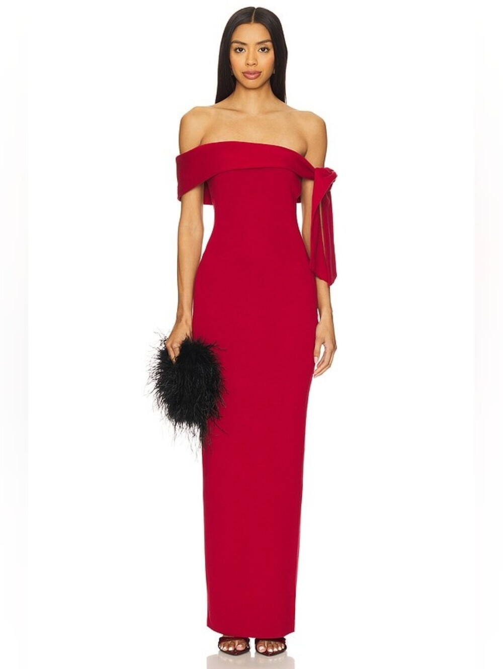 NWT $102 SNDYS x REVOLVE Jaymes Maxi Dress in Deep Red Small